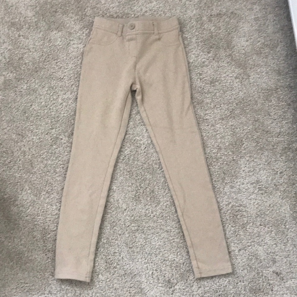 kids chaps khaki jeggings